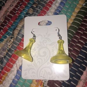 yellow sorry earrings!